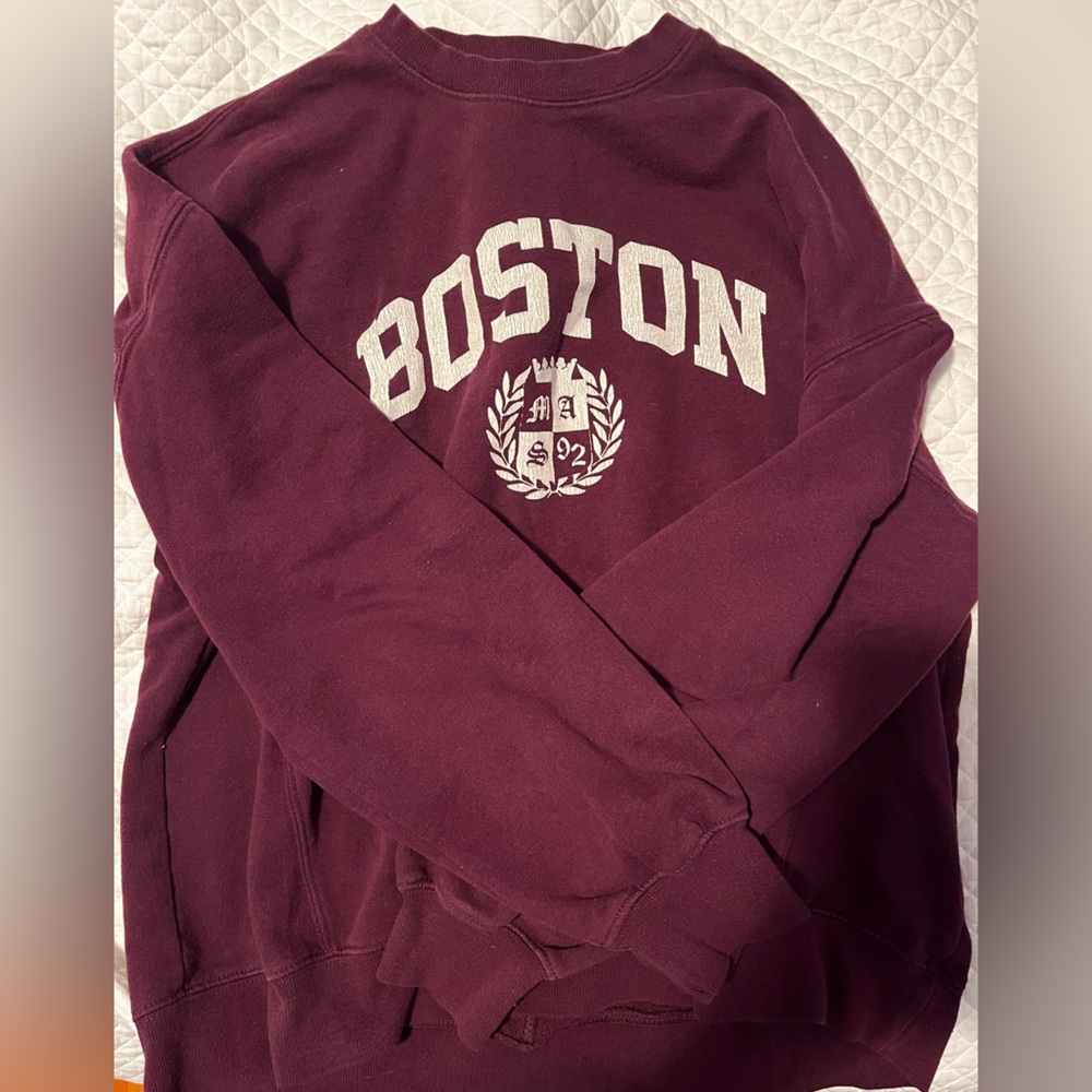 Women’s Garage Boston Maroon Sweater